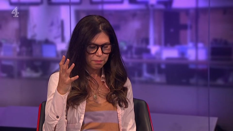 Broadcast still at 40m. Channel 4, Channel 4 News, 8 July 2026.