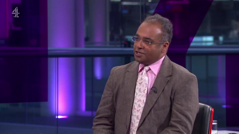 Broadcast still at 42m. Channel 4, Channel 4 News, 9 July 2026.