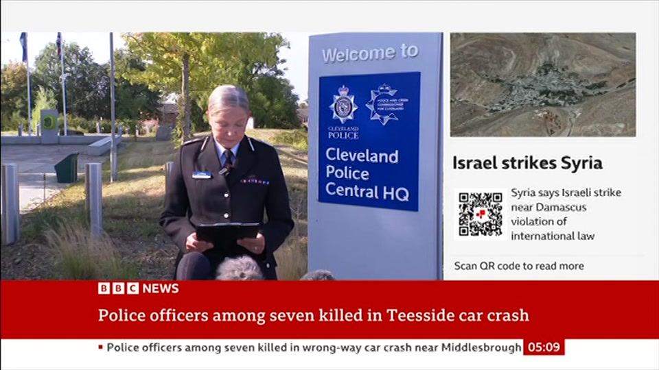 Still from BBC News at 9:00
