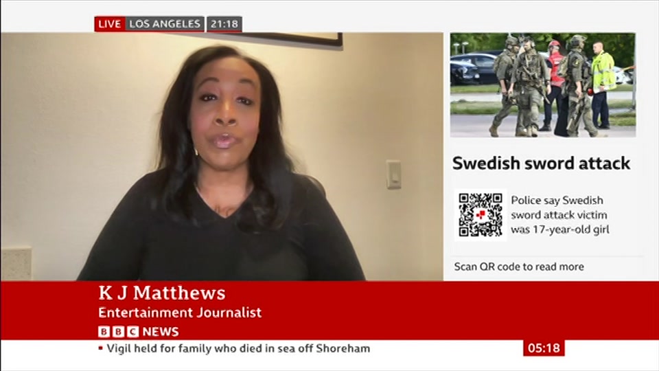 Still from BBC News at 18:00