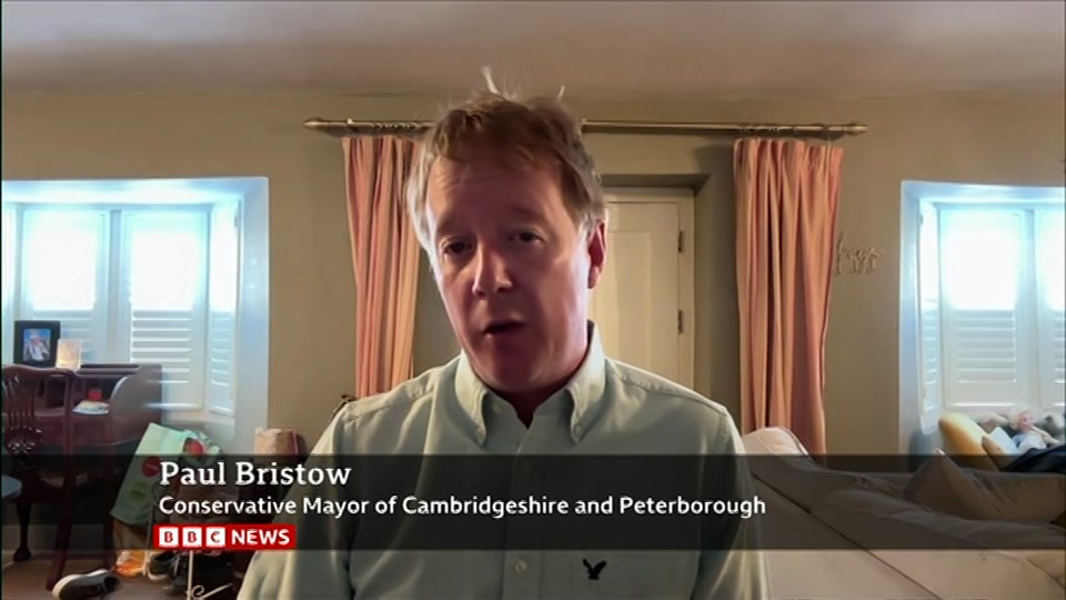 Broadcast still at 9m. BBC One, BBC News, 23 August 2026.