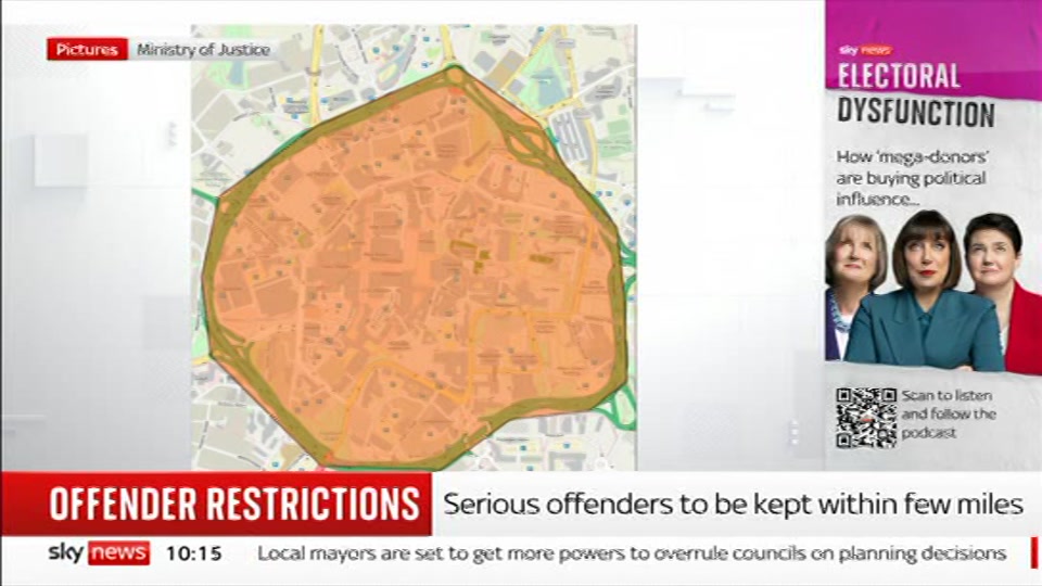 Broadcast still at 15m. Sky News, Sky News Today With Matt Barbet, 23 August 2026.