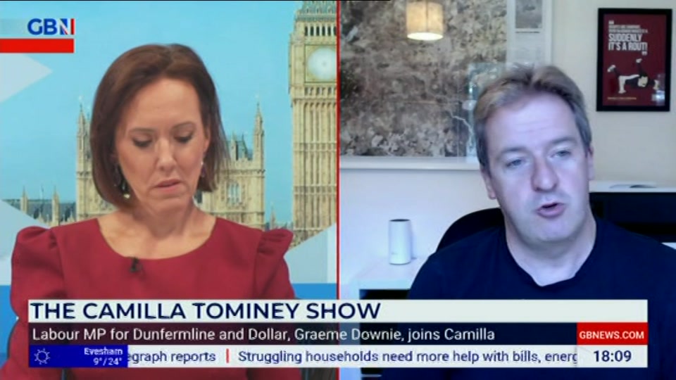 Still from GB News at 9:00