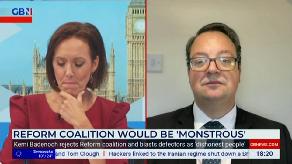 Still from GB News at 20:00