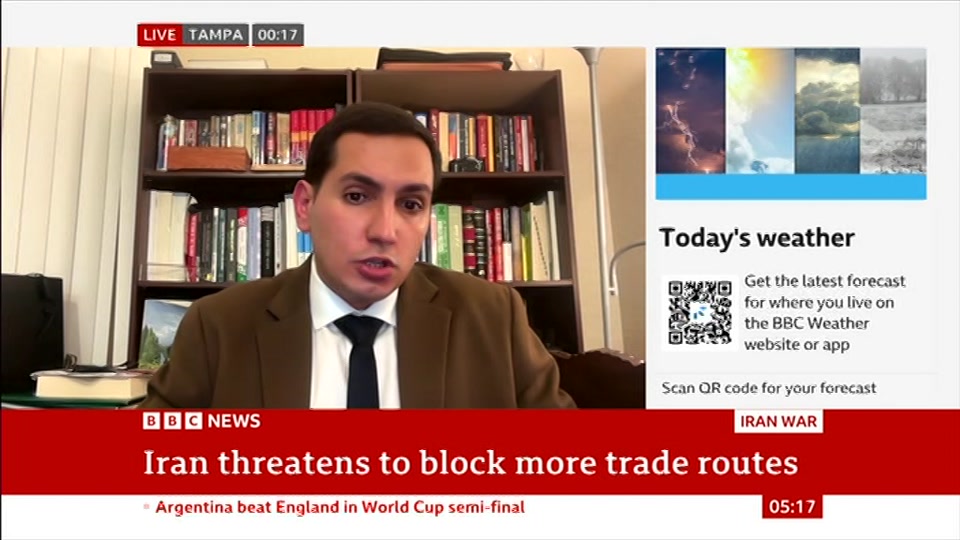 Still from BBC NEWS at 17:00