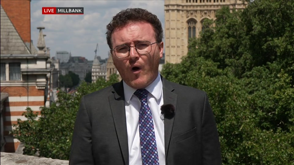 Broadcast still at 19m. BBC ONE West, BBC News at One including..., 16 July 2026.