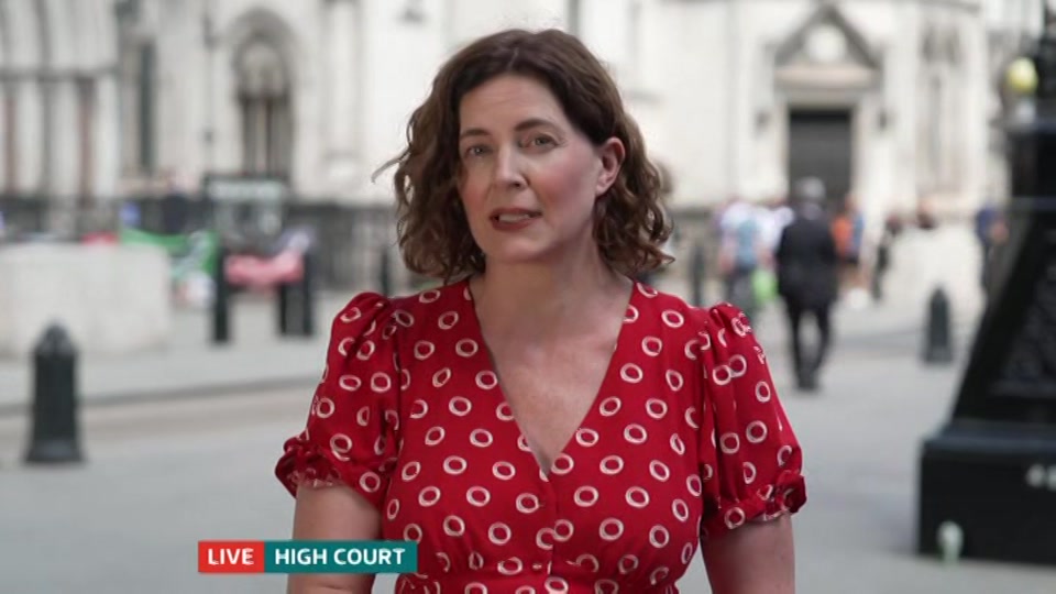 Broadcast still at 7m. ITV1, ITV Lunchtime News, 16 July 2026.