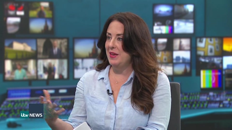 Broadcast still at 16m. ITV1, ITV Lunchtime News, 16 July 2026.
