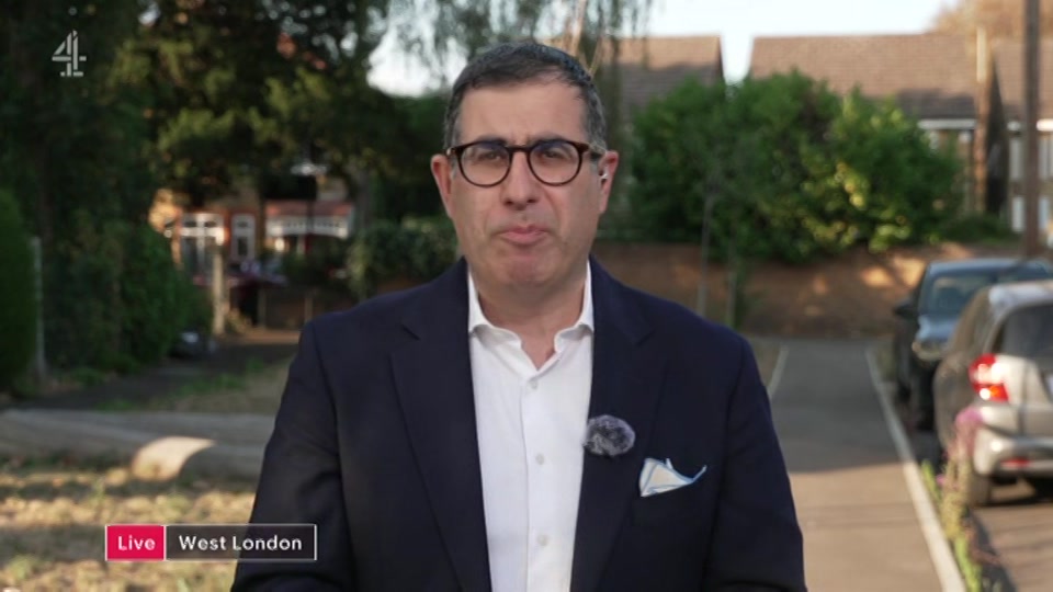 Broadcast still at 17m. Channel 4, Channel 4 News, 16 July 2026.