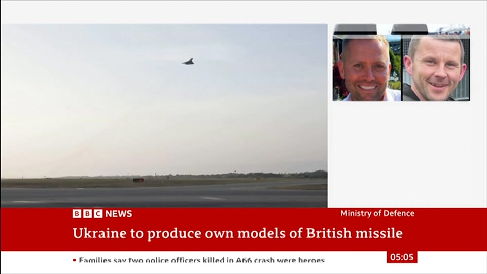 Still from BBC News at 5:00