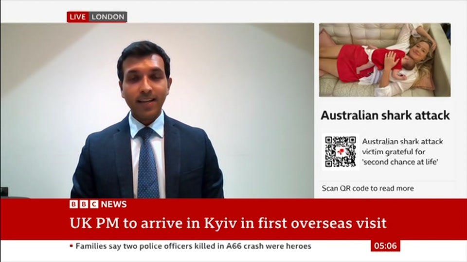 Still from BBC News at 6:00