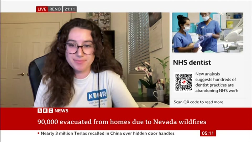 Still from BBC News at 11:00