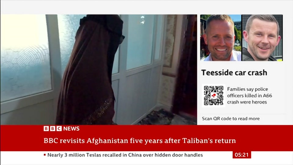 Still from BBC News at 21:00