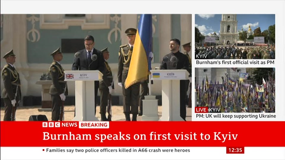 Still from BBC News at 5:00