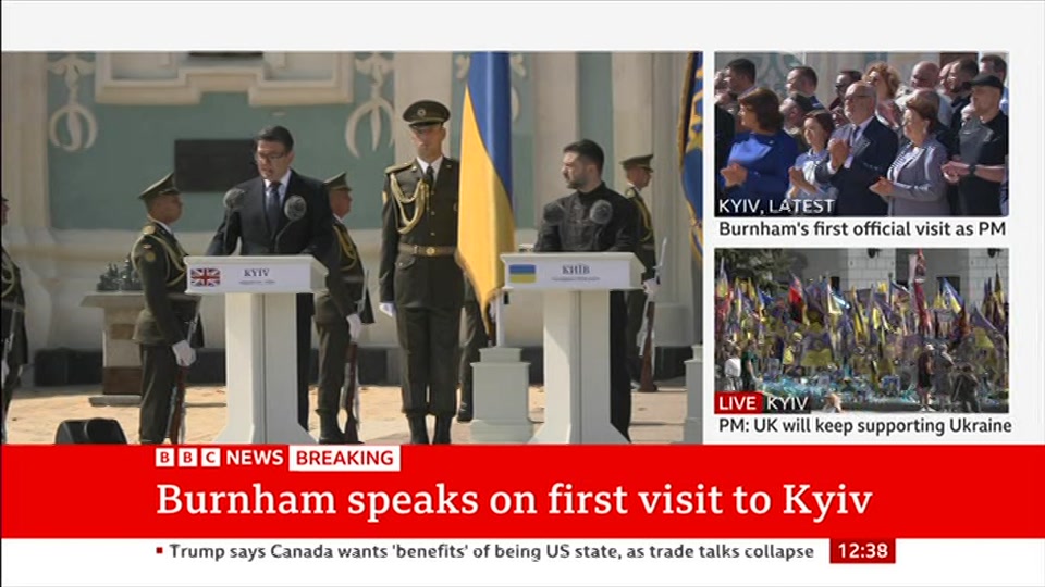 Still from BBC News at 8:00