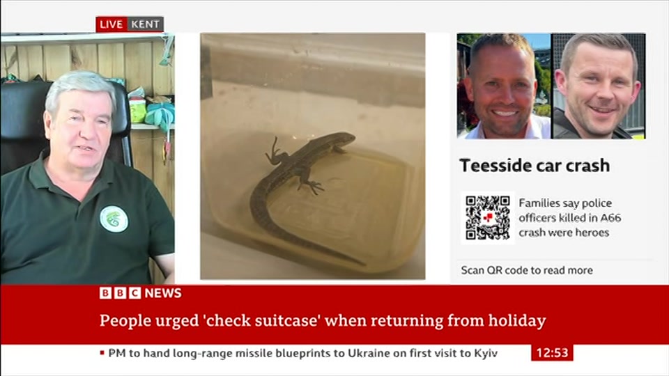 Still from BBC News at 23:00