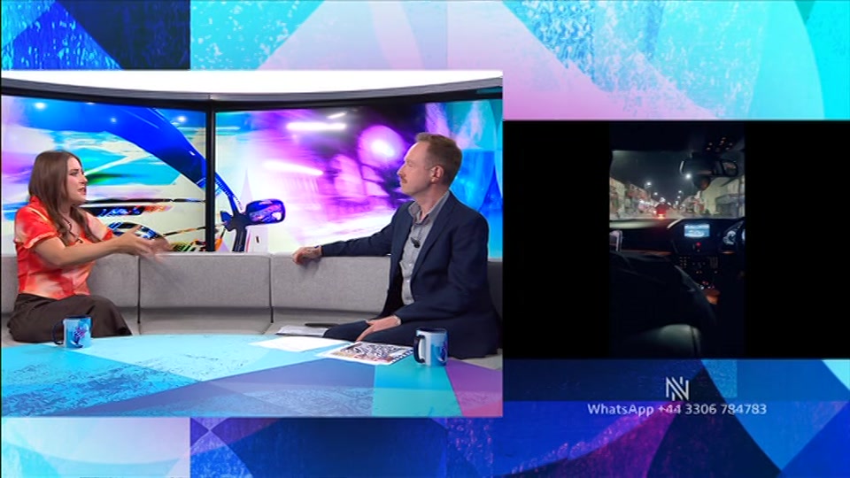 Broadcast still at 24m. BBC Two, Newsnight, followed by Weather, 24 August 2026.