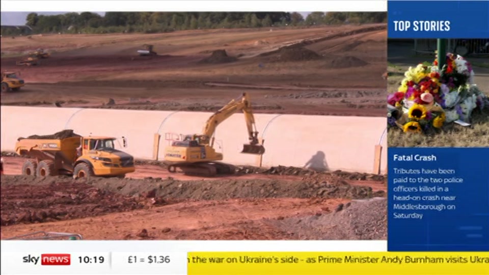 Broadcast still at 19m. Sky News, Sky News Today with Gareth Barlow, 24 August 2026.