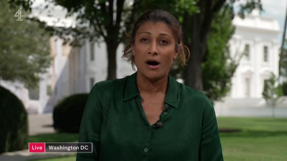 Broadcast still at 29m. Channel 4, Channel 4 News, 24 August 2026.