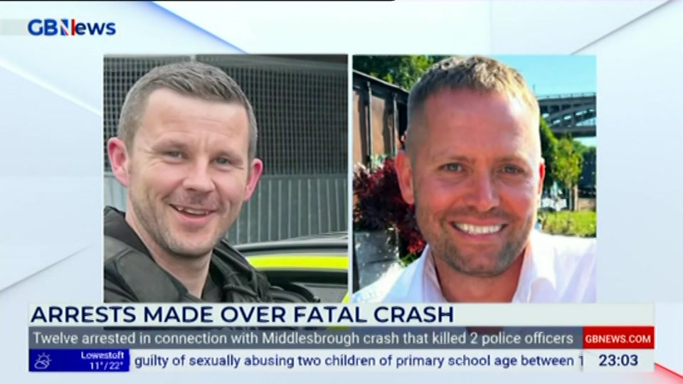 Still from GB News at 3:00