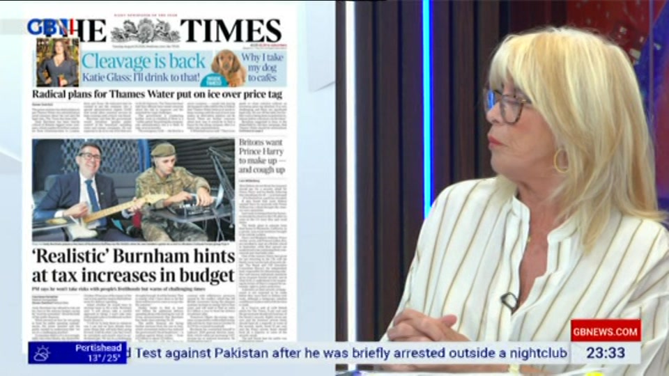 Still from GB News at 33:00