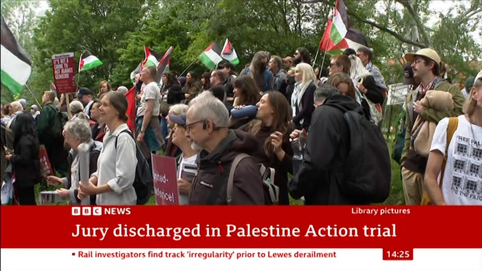 Still from BBC News at 25:00