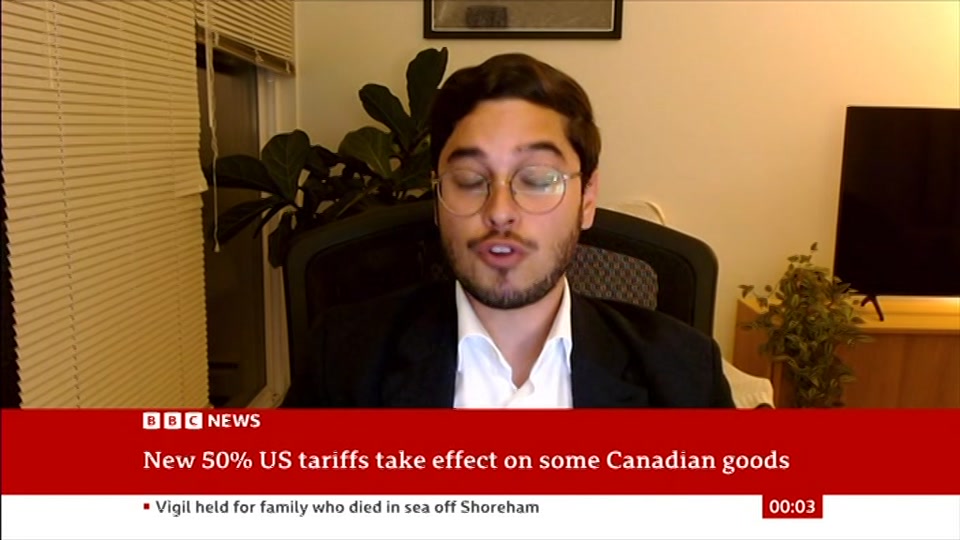 Still from BBC News at 3:00