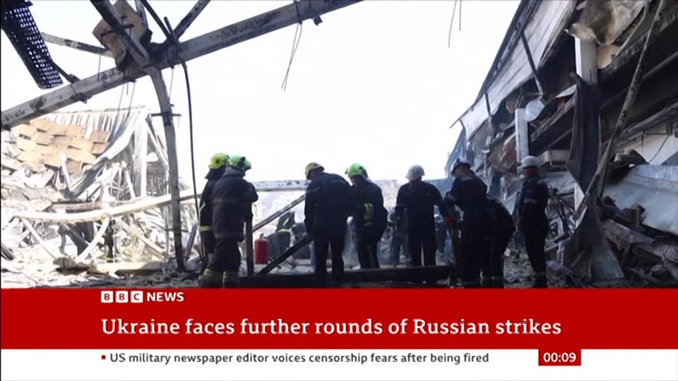 Still from BBC News at 9:00