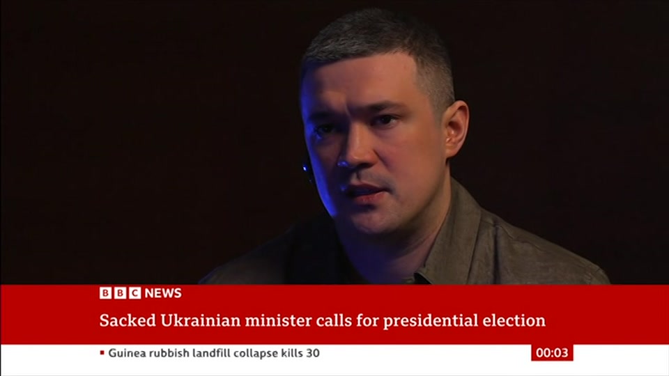 Still from BBC News at 3:00