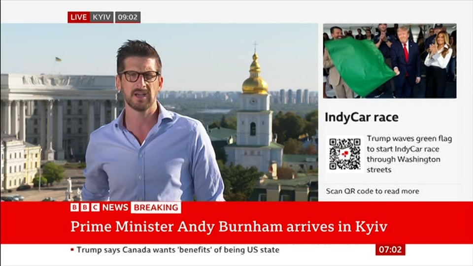 Still from BBC News at 2:00