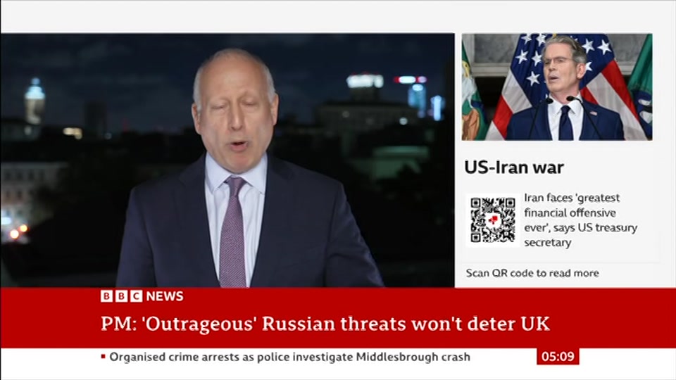 Broadcast still at 9m. BBC News, 25 August 2026.