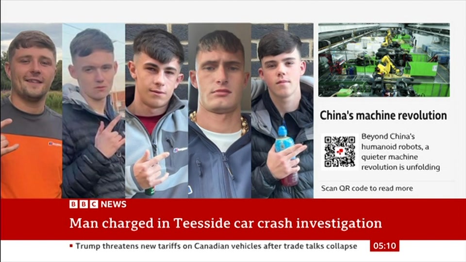 Still from BBC News at 10:00