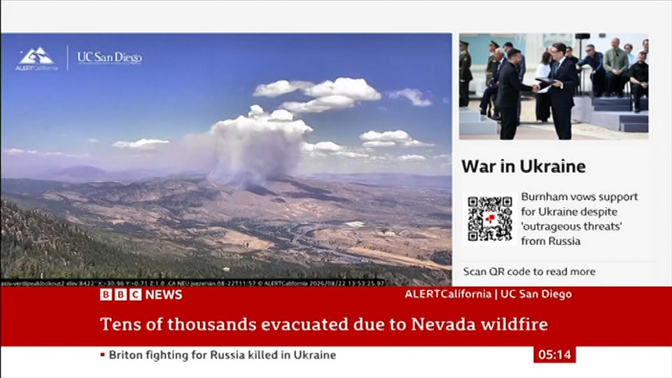 Still from BBC News at 14:00