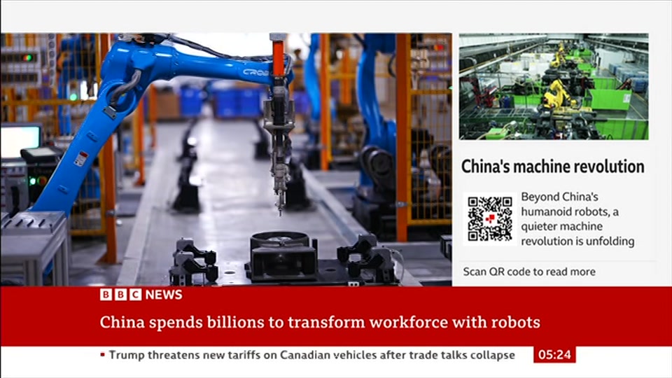 Still from BBC News at 24:00