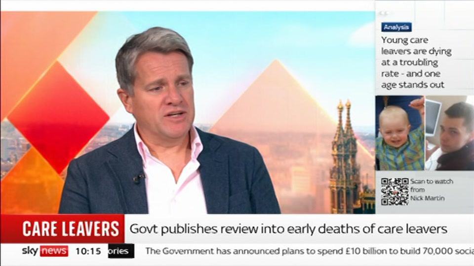 Still from Sky News at 15:00