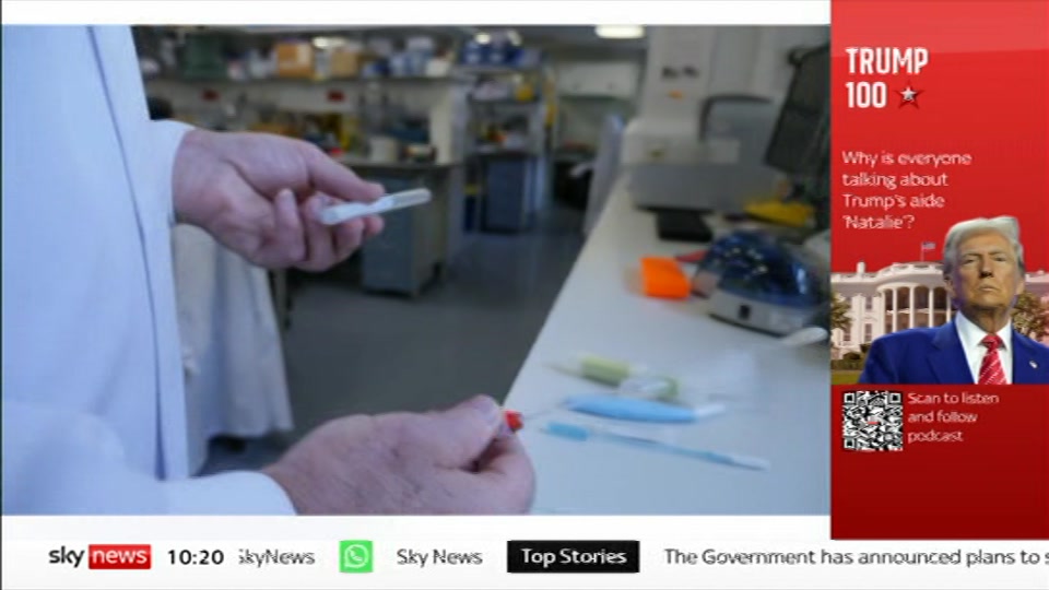 Still from Sky News at 20:00