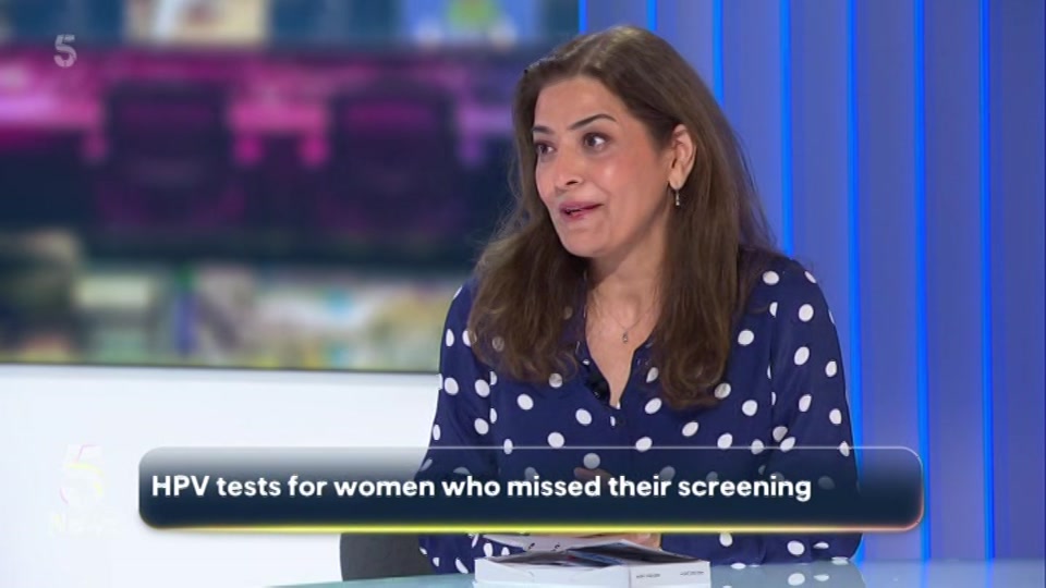 Broadcast still at 33m. Channel 5, 5 News with Dan Walker, 25 August 2026.