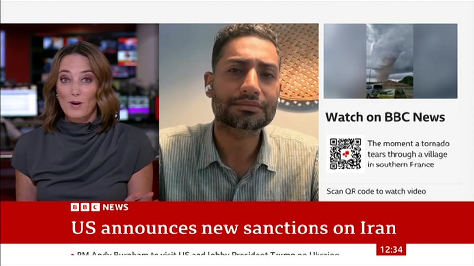 Still from BBC News at 4:00