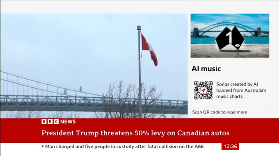 Broadcast still at 6m. BBC News, BBC News Now, 25 August 2026.