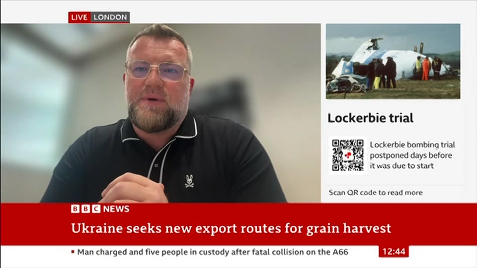 Still from BBC News at 14:00
