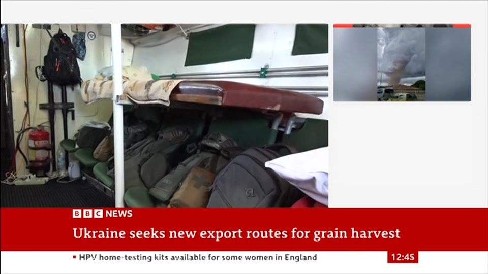 Still from BBC News at 15:00