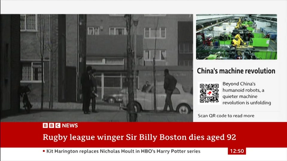 Still from BBC News at 20:00