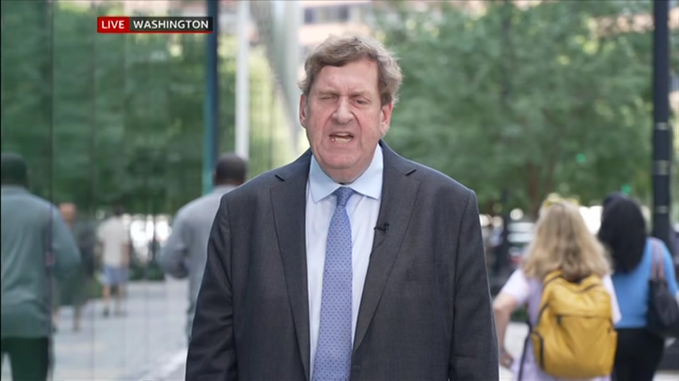 Broadcast still at 24m. BBC One, BBC News, 25 August 2026.
