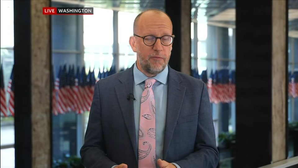 Broadcast still at 15m. BBC One, BBC News and Weather, 25 August 2026.