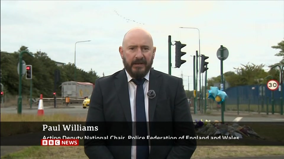 Broadcast still at 18m. BBC One, BBC News and Weather, 25 August 2026.
