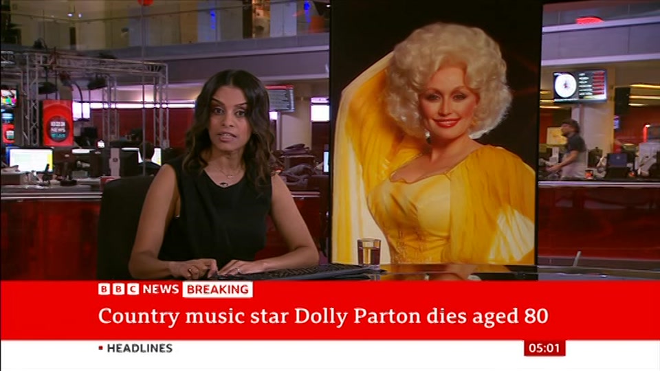 Still from BBC News at 1:00