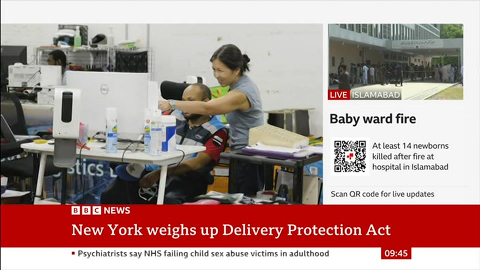 Broadcast still at 15m. BBC News, 26 August 2026.