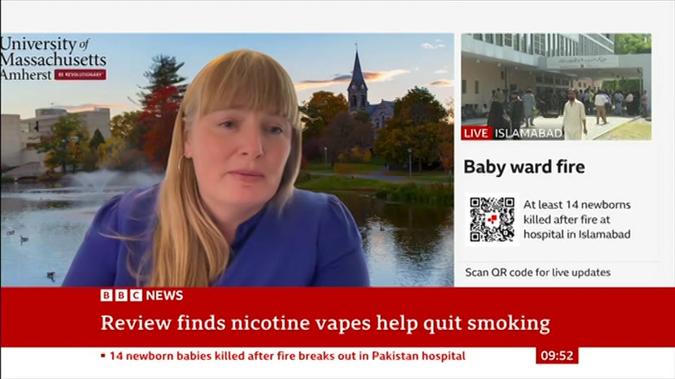 Broadcast still at 22m. BBC News, 26 August 2026.
