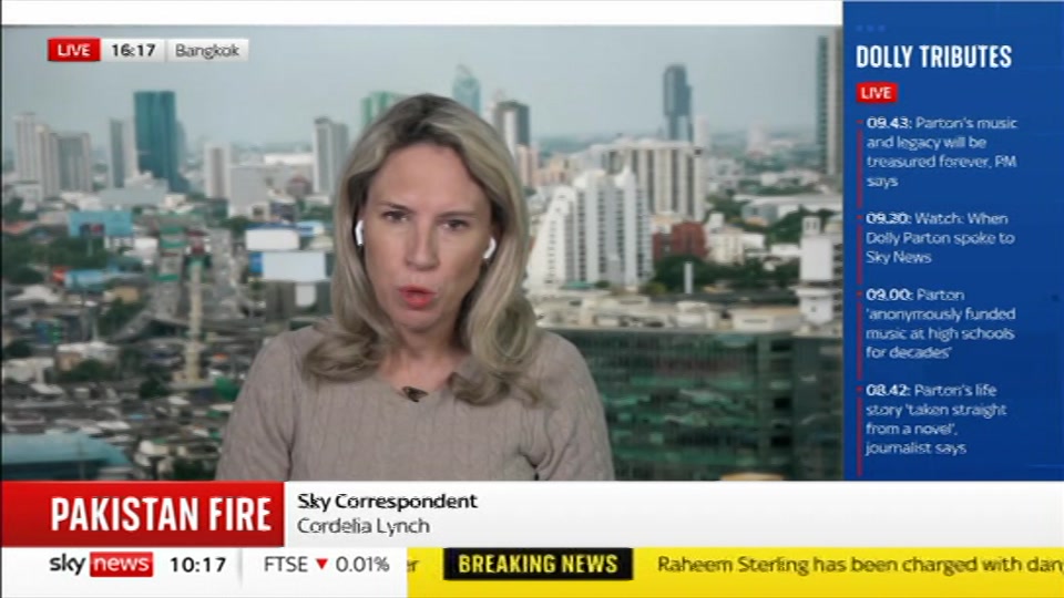 Still from Sky News at 17:00