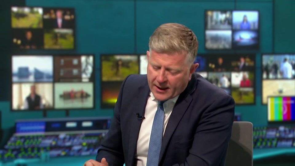 Broadcast still at 31m. ITV, ITV Evening News, 26 August 2026.